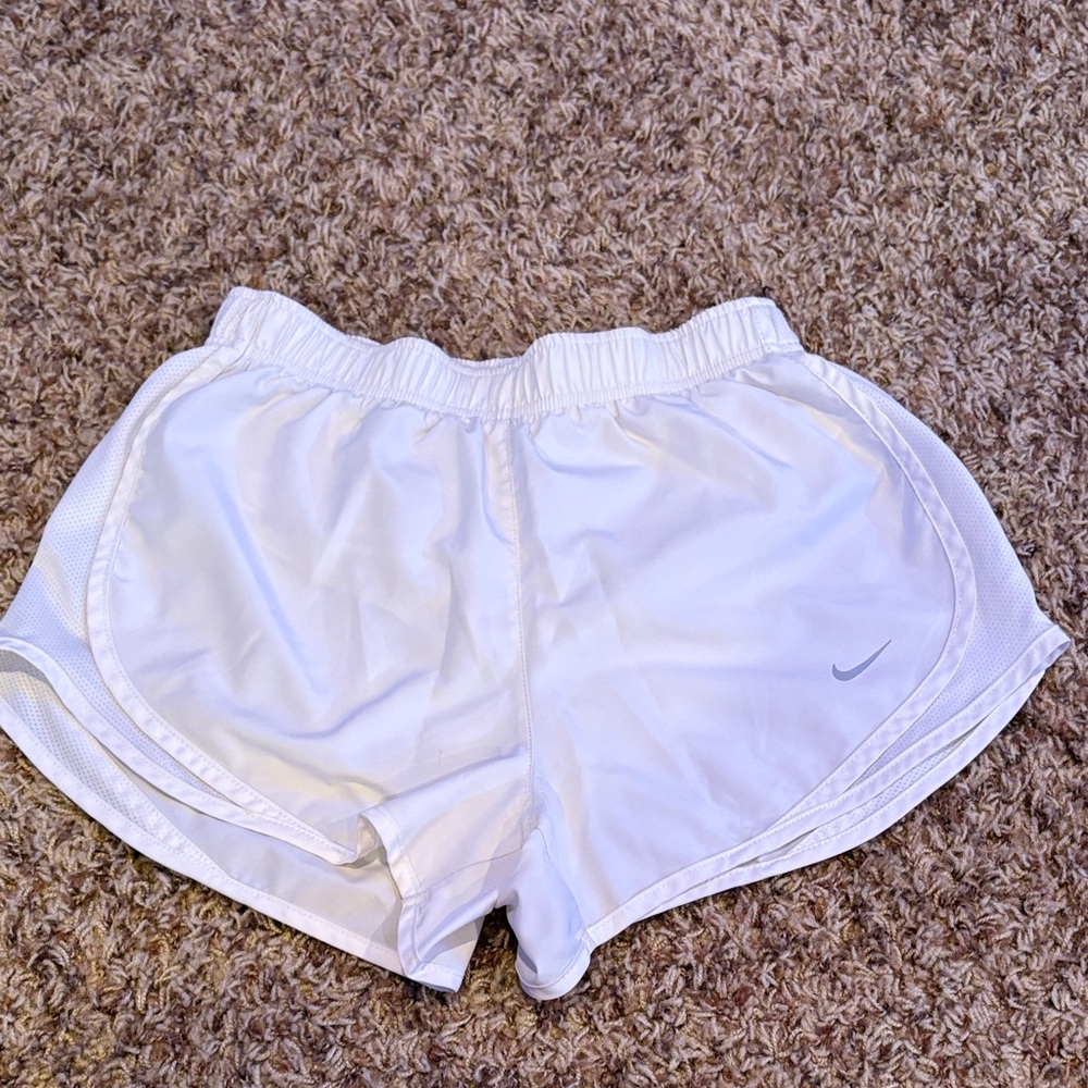 Nike Women's White Athletic Shorts